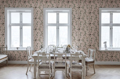 Antonia - Pink Wallcovering | Sandberg