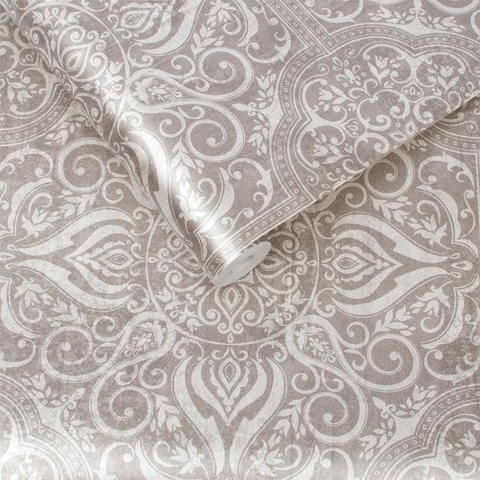 Souk Tile Cardamom Wallpaper - Designer Wallcoverings and Fabrics