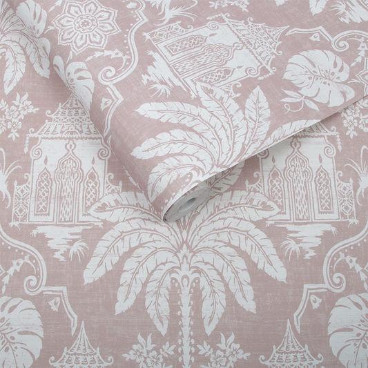 Imperial Pink Wallpaper - Designer Wallcoverings and Fabrics