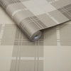 Tartan Natural Wallpaper - Designer Wallcoverings and Fabrics