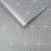 Prism Silver Wallpaper - Designer Wallcoverings and Fabrics