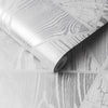 Geo Grain Silver Wallpaper - Designer Wallcoverings and Fabrics
