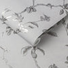 Twining Silver Wallpaper - Designer Wallcoverings and Fabrics