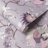 Bordado Mauve Wallpaper - Designer Wallcoverings and Fabrics