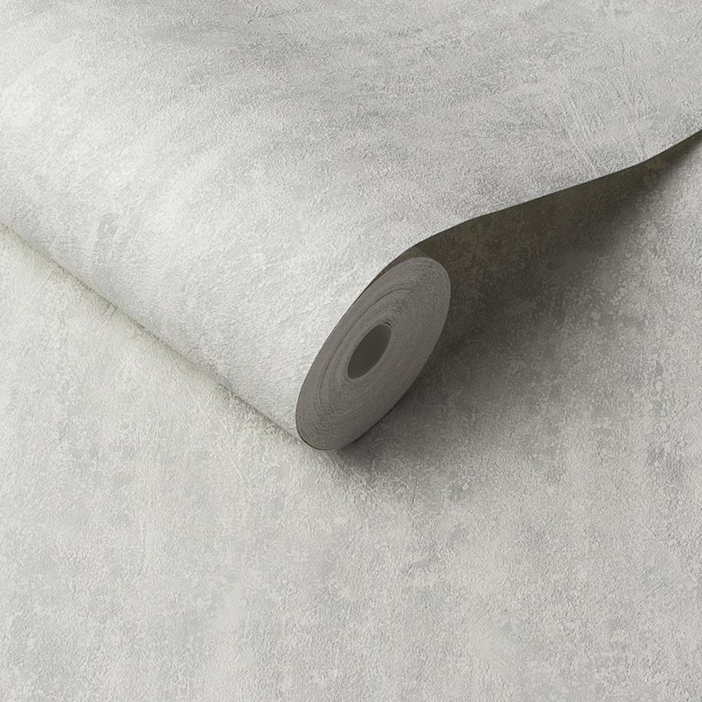 Orbit White Grey Wallpaper - Designer Wallcoverings and Fabrics