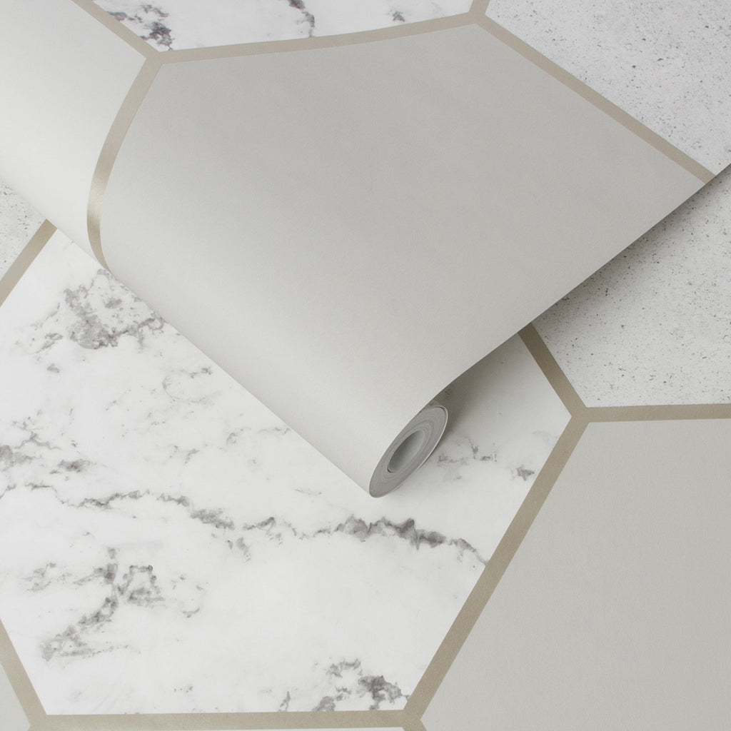 Earthen Taupe Wallpaper - Designer Wallcoverings and Fabrics