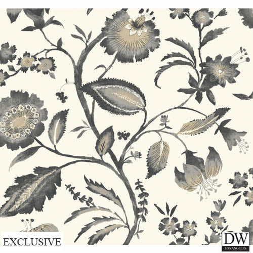 Kingston Watercolor Jacobean Wallpaper