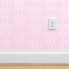 Wild Snakes Pink Traditional Wallpaper