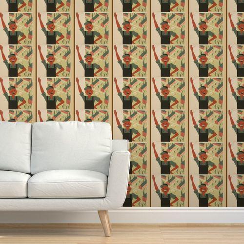 Ranger Rick Fall Durable Vinyl Wallpaper