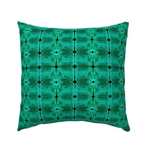 Beryle Mineral Crystal  Green European Pillow Sham on Isabella