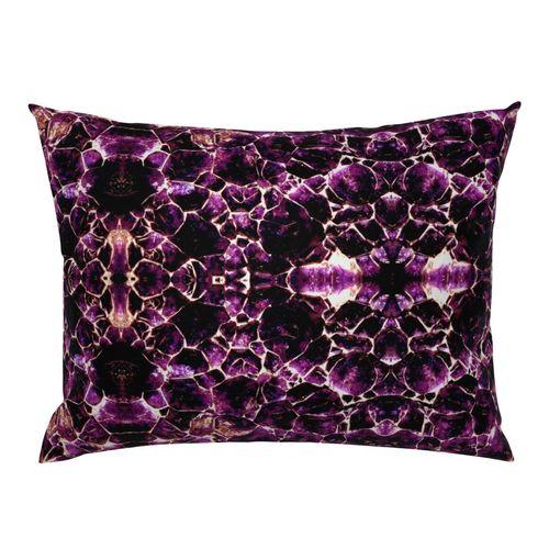 Cosmic Minerals Purple Standard Pillow Sham on Isabella