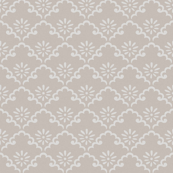 Coralie Dove Grey Wallcovering