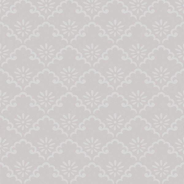 Coralie Sugared Grey Wallcovering