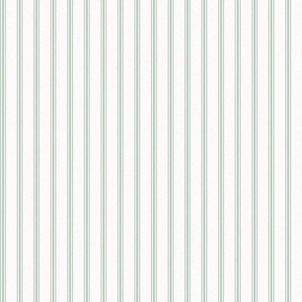 Farnworth Stripe Sage Green Wallcovering