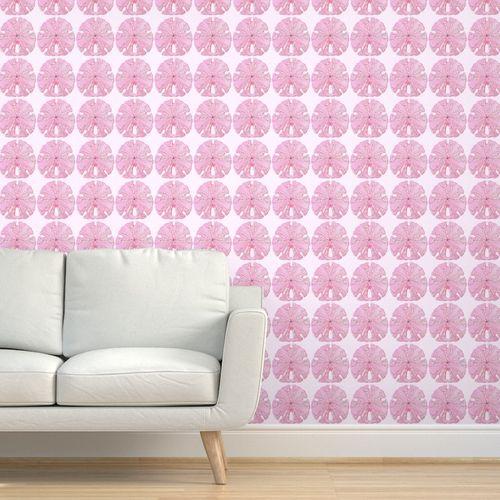 Atlantis Voyage Pink Durable Vinyl Wallpaper