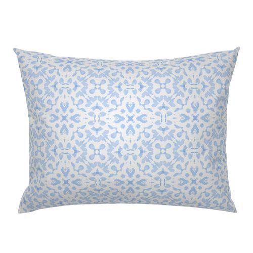 Walter Water Color Light Blue Standard Pillow Sham on Isabella