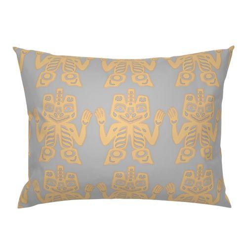 DWH-68122 Tiki Wiki Lounge Cream Standard Light Gray designer-wallcoverings-los-angeles