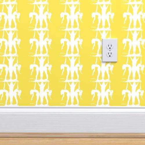 Swim Time Yellow Self Adhesive Removable