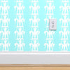 Swim Time Aqua Blue Self Adhesive Removable