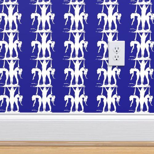 Swim Time Blue Self Adhesive Removable