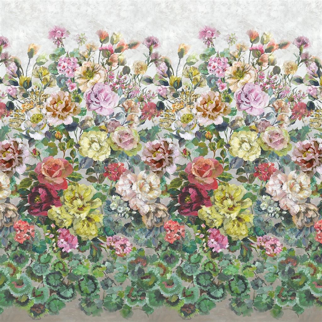 Grandiflora Rose  Rose Dusk Wallpaper | Designers Guild