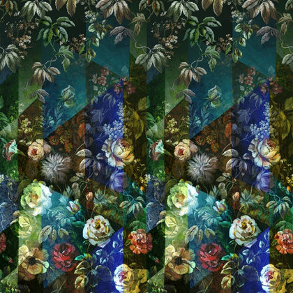 Minakari Floral Cobalt Blue | Designers Guild