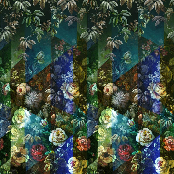 Minakari Floral Cobalt Blue | Designers Guild