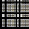Chennai Flock Velvet Plaid Birch Black  
