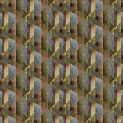 Minakari Geo Rosewood | Designers Guild