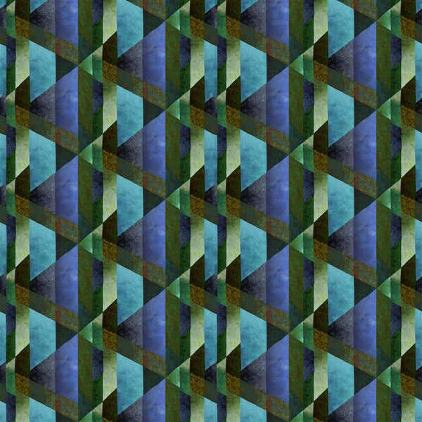 Minakari Geo Cobalt Blue | Designers Guild