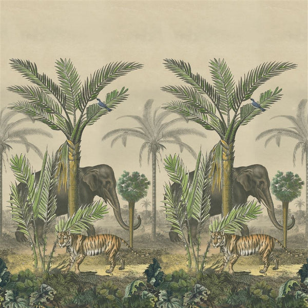 Palm Trail Scene 1 Sepia | Designers Guild