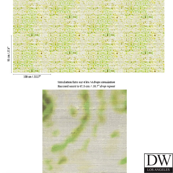 Beijing Glam Water Color Faux Silk