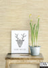 Natalie Taupe Faux Grasscloth Wallpaper