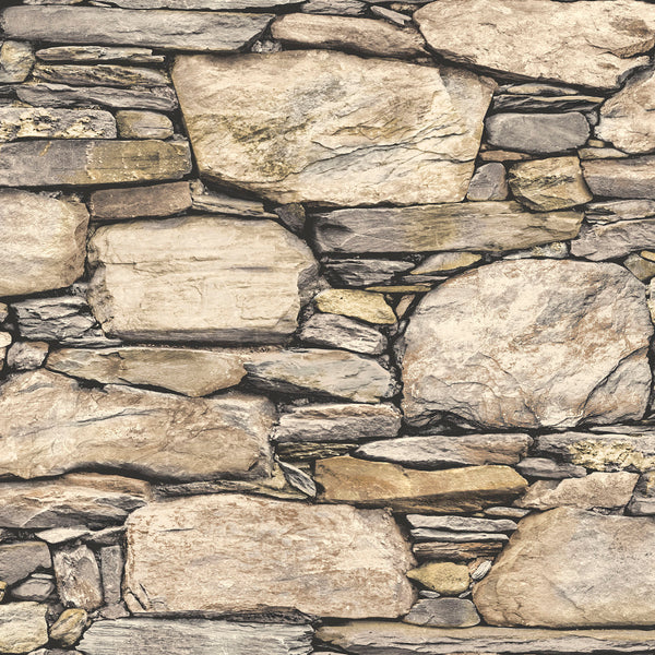 Ulyses Stone Wall by Peel & Stick