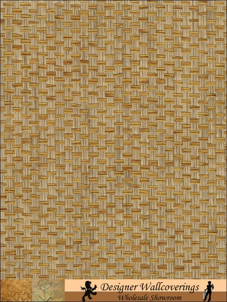 Madka Basketweave Grasscloth Wallpaper | Phillipe Romano