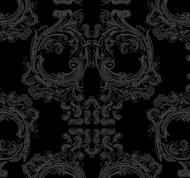 Skull Damask Wallpaper