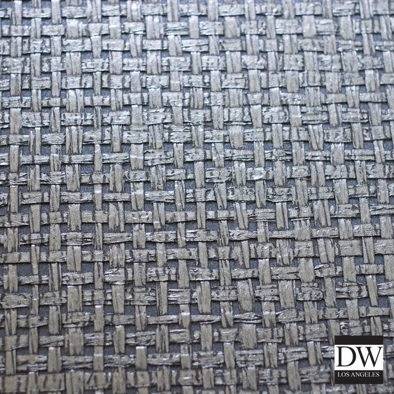 Topanga Canyon Metallic Natural Wallpaper | Phillipe Romano