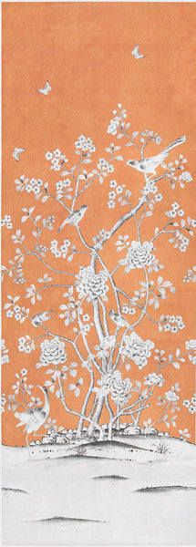 Mary Mcdonald Chinoiserie Panel - Orange