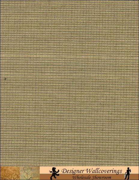 Gigi Basketweave Metallic Weave Wallpaper | Phillipe Romano