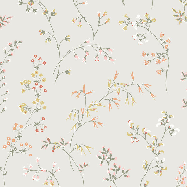 Gråäng, Bone Wallcoverings | Schumacher