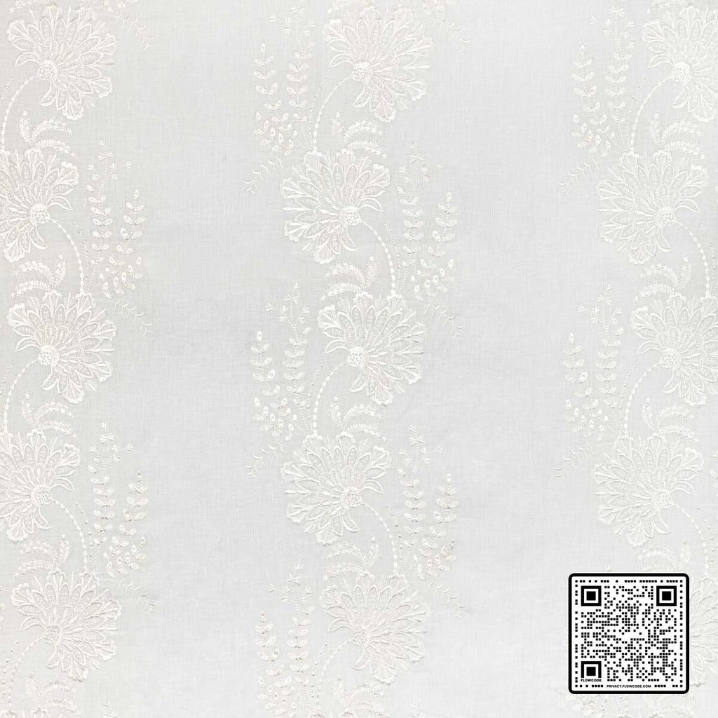  VALENCIA SHEER LINEN - 65%;VISCOSE - 35% WHITE WHITE  DRAPERY available exclusively at Designer Wallcoverings