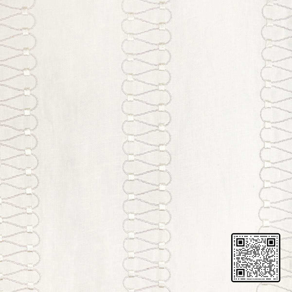  ALSTON SHEER LINEN - 60%;VISCOSE - 40% WHITE WHITE  DRAPERY available exclusively at Designer Wallcoverings