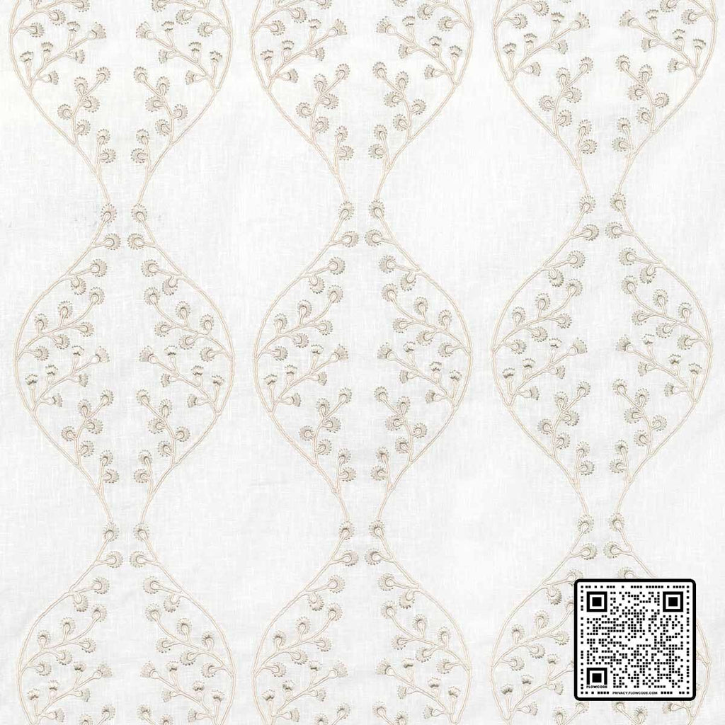  LILLIE SHEER VISCOSE - 40%;COTTON - 35%;POLYESTER - 25% GREY BEIGE BEIGE DRAPERY available exclusively at Designer Wallcoverings