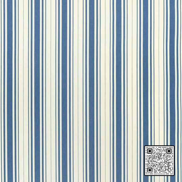  BALDWIN STRIPE COTTON - 65%;LINEN - 35% DARK BLUE IVORY BLUE MULTIPURPOSE available exclusively at Designer Wallcoverings