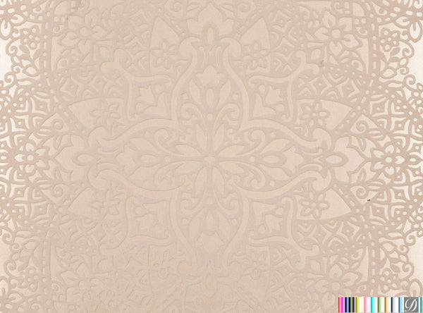 Byzantium Flock Velvet Wallcovering