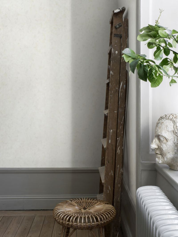 Hannes white Wallcovering | Sandberg