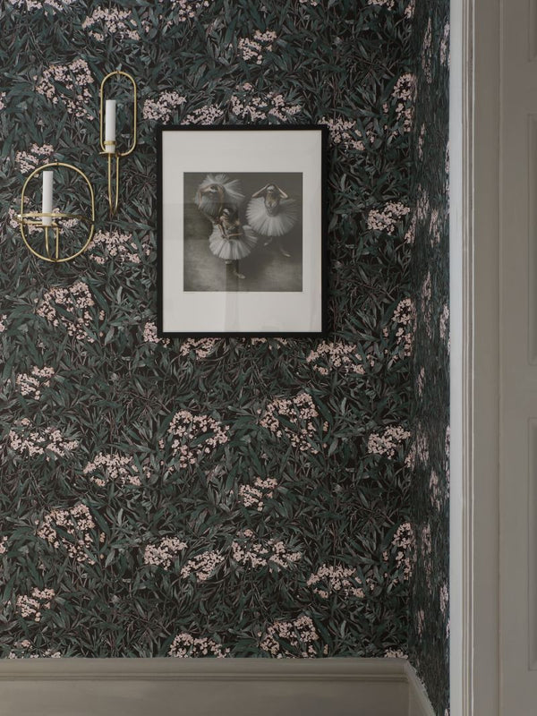 Malin - Black Wallcovering | Sandberg