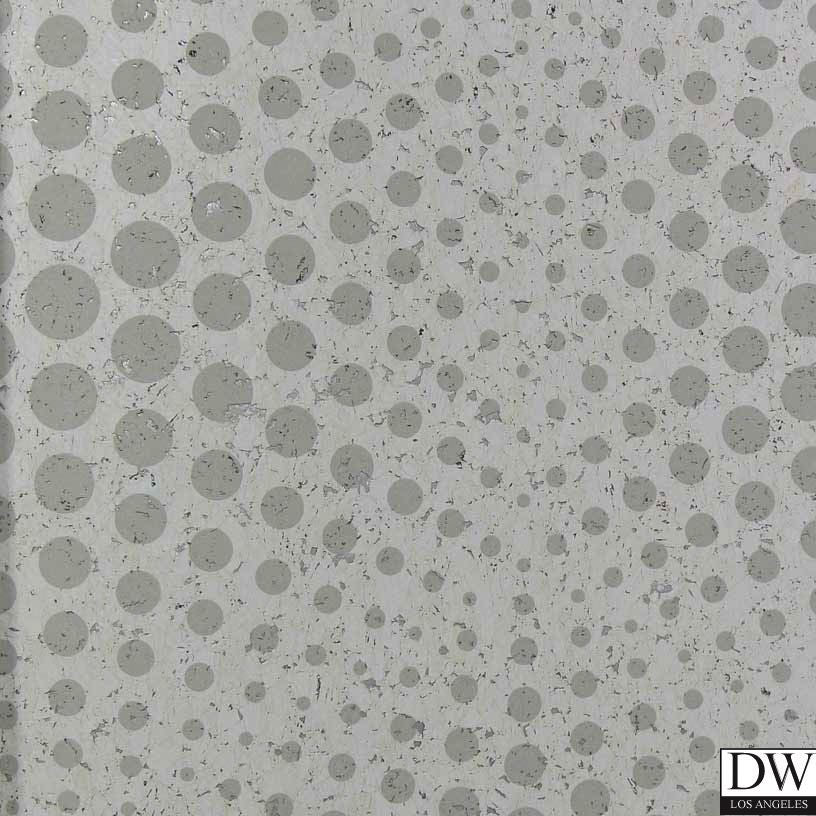 Bella Prato Metallic Modern Dots on Cork Wallpaper | Phillipe Romano