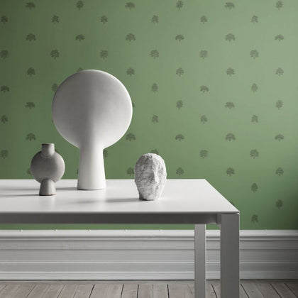 Arboretet - Dark Green Wallcovering | Sandberg