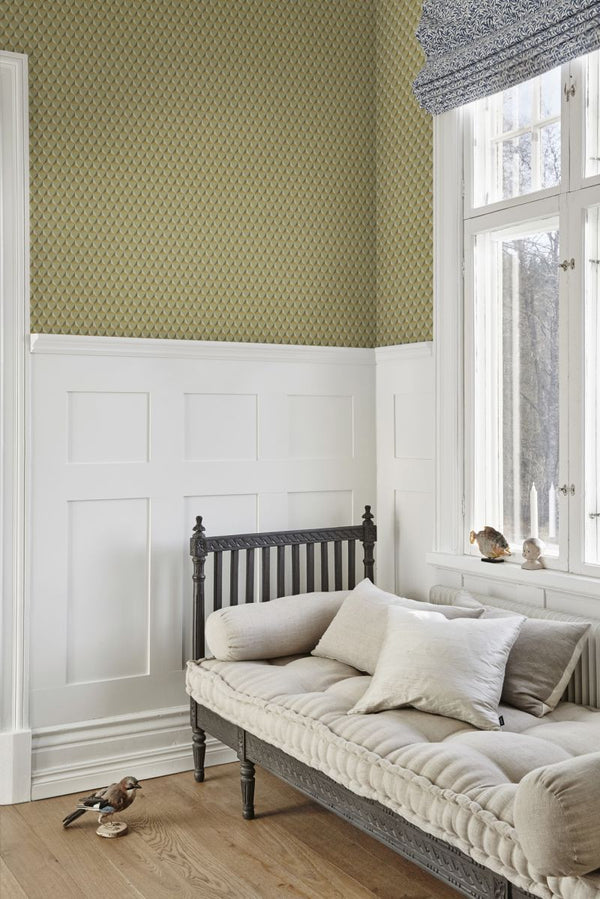 Chloe green Wallcovering | Sandberg